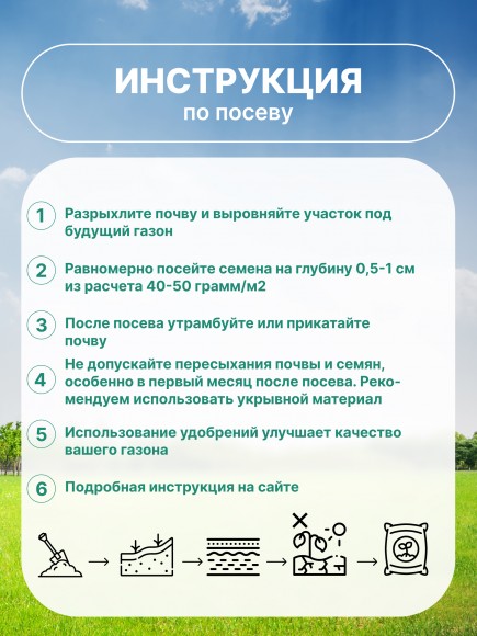 Клевер белый Лифлекс (1 кг) Клевер белый Лифлекс (1 кг)