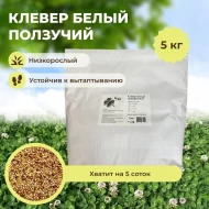 Клевер белый ползучий, 5 кг Клевер белый ползучий, 5 кг
